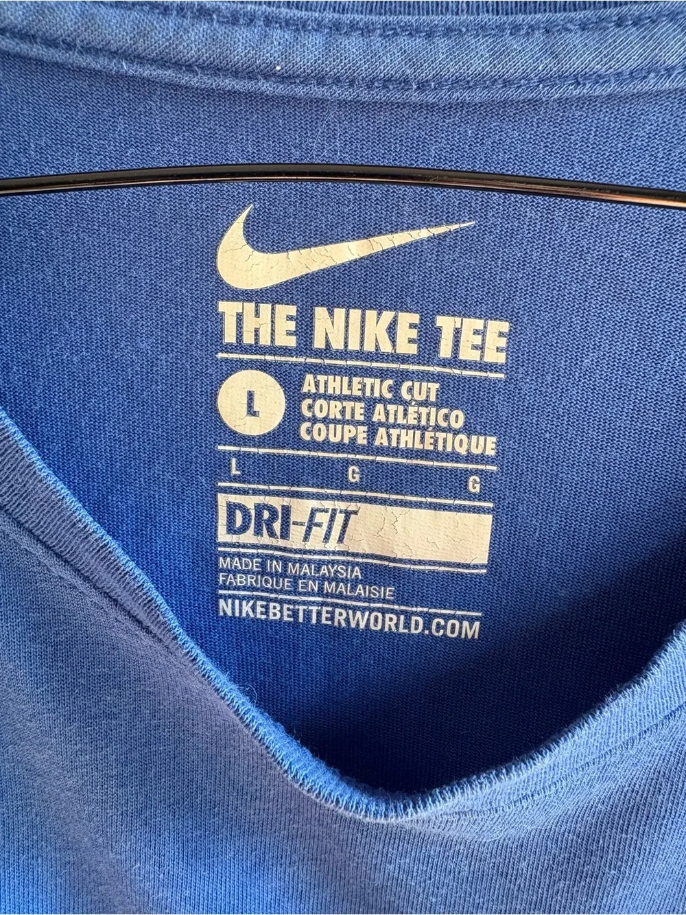 Nike Royal Blue Dri-FIT T Shirt large